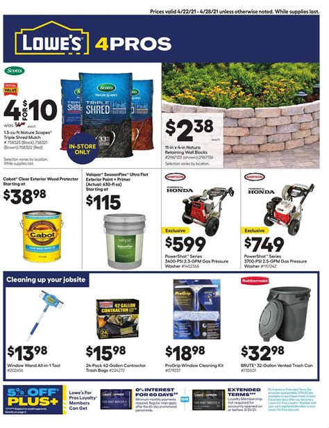 lowes weekly ad